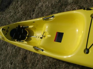 Great paddling ergonomics on this boat!