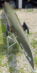 Multi Sport carbon/Kevlar weave hull.