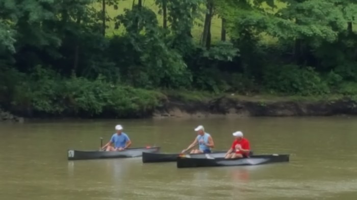 C1, race, paddlers, canoe, St Joe River, Fort Wayne, Indiana, racing, USCA, Three Rivers Fest