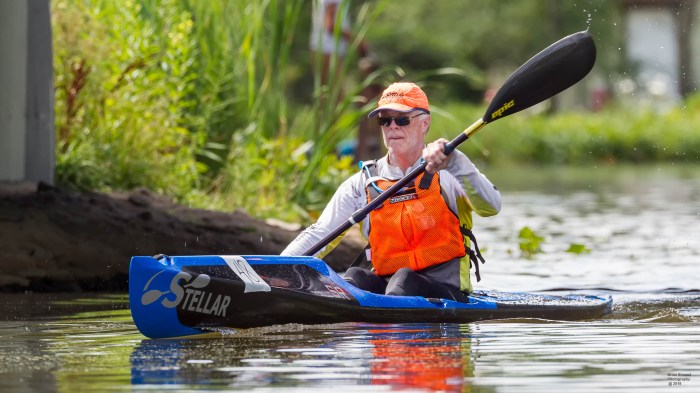 Stellar, SR, Midwest, Indiana, Michigan, Illinois, Ohio, kayak, surf ski, sit on top, kevlar, carbon, racing, Fish Lake