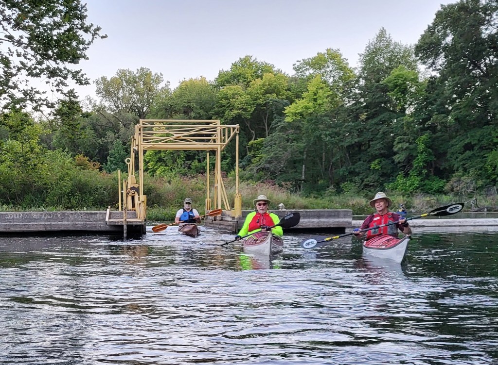Grassy Creek, kayaking, paddling, group, Fort Wayne, locks, Indiana