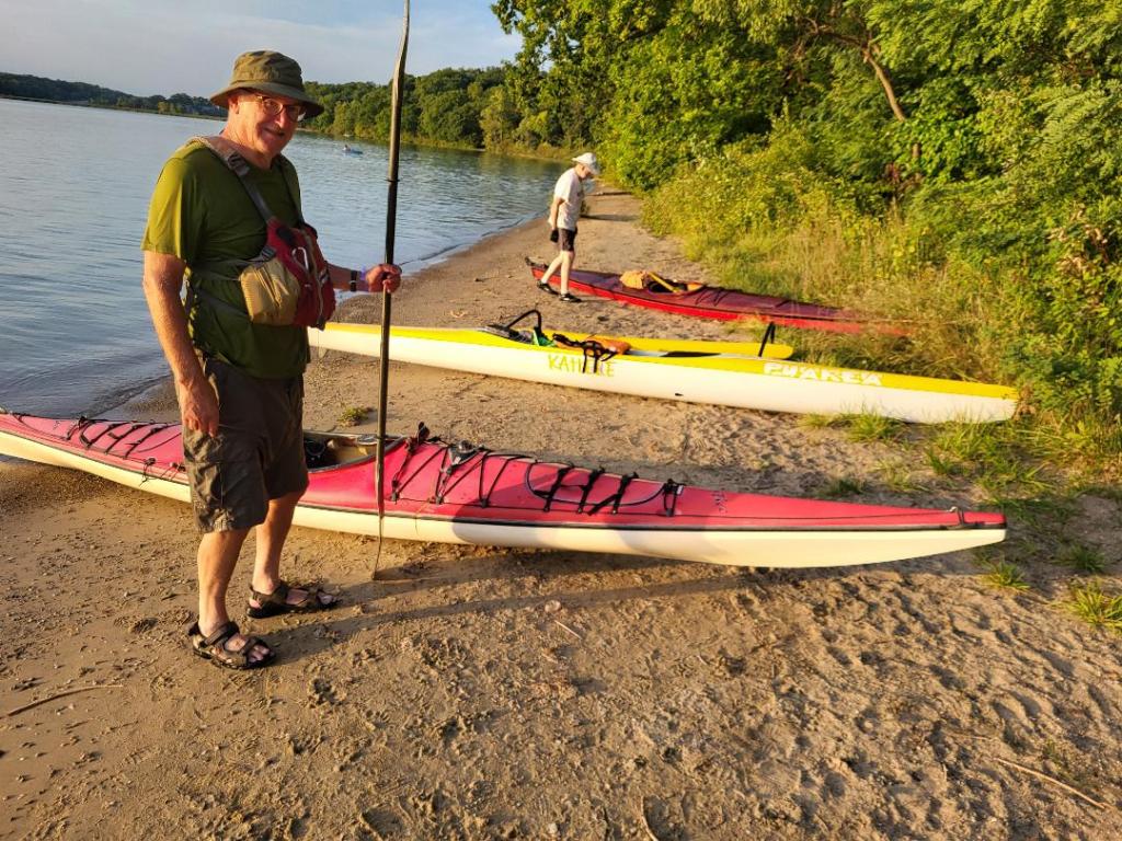 kayak, Current Designs, touring, recreational, paddling, Marsh Lake, Indiana, Tuesday night, outrigger canoe, flat water