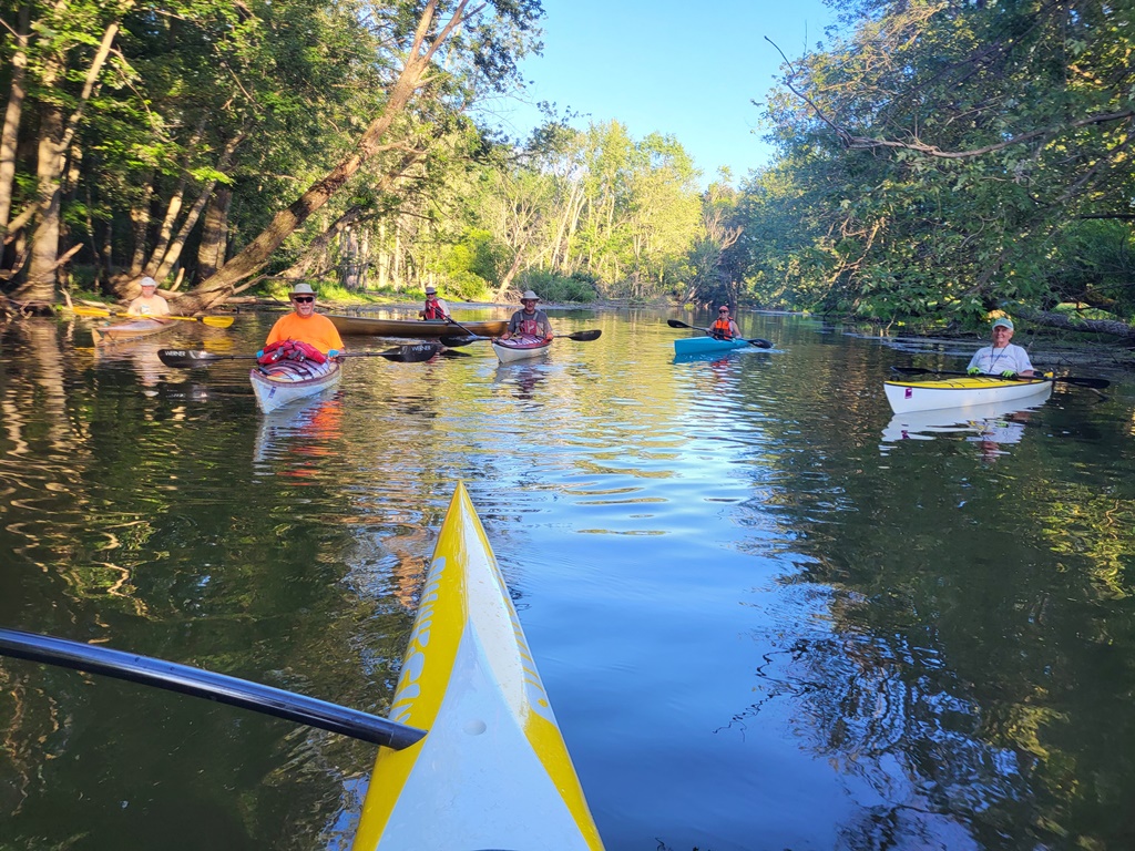 Fort Wayne, paddling, kayaking, outrigger canoe, OC1, recreational, kayak, Golden Lake, Indiana, Nelo