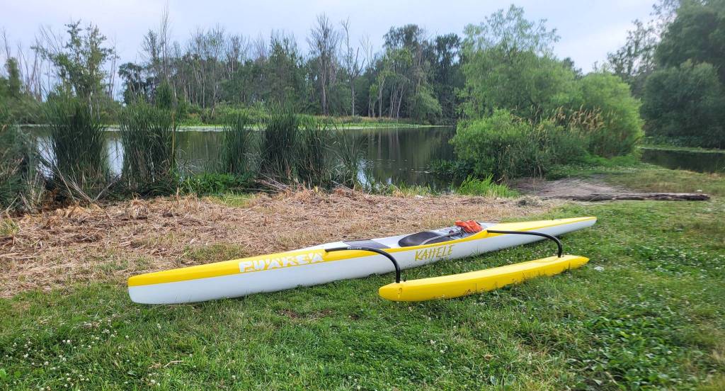 Kahele, OC1, outrigger canoe, flatwater, paddling, racing, Puakea, performance, under stern rudder, ocean